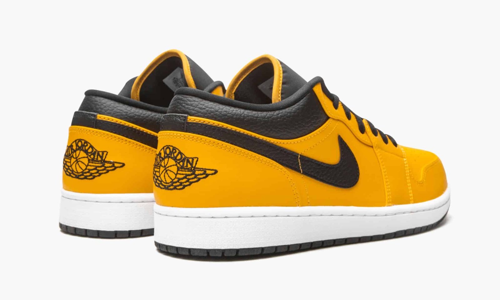 air jordan 1 low black university gold