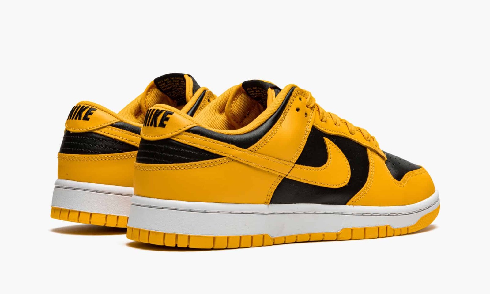 yellow and black dunks low