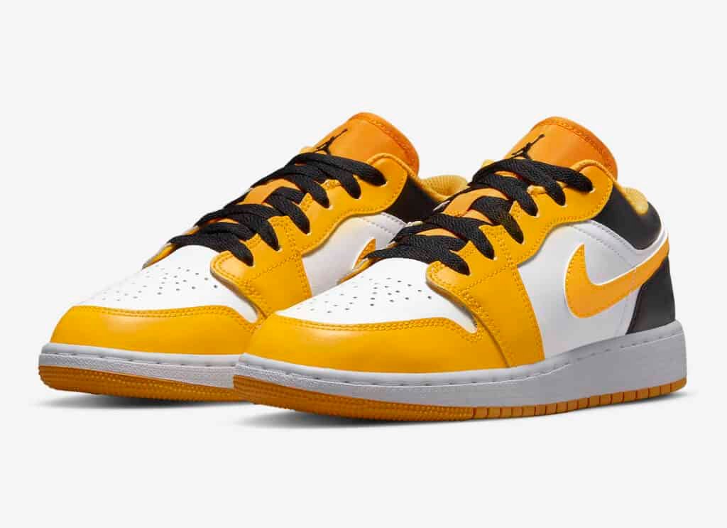 air jordan 1 low 'university gold white'